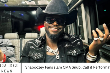 Shaboozey Fans Label CMAs as Performative