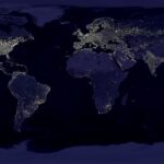 A satellite above Earth